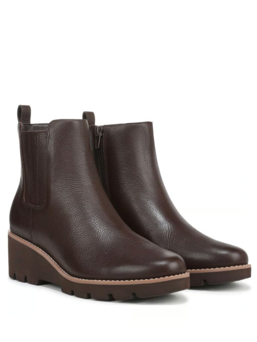 NEW VIONIC $179 Women's Aria 2.0 Short Boot Color: Dark Brown Leather SZ-11M
